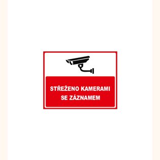 Cedule Pozor kamery