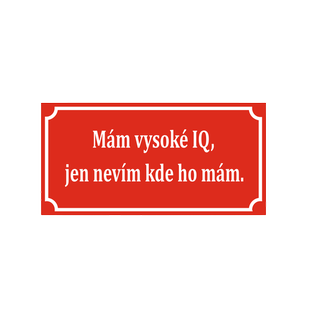 VYSOKÉ IQ