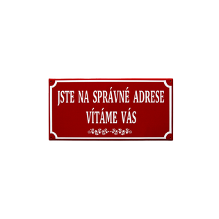 SPRÁVNÁ ADRESA
