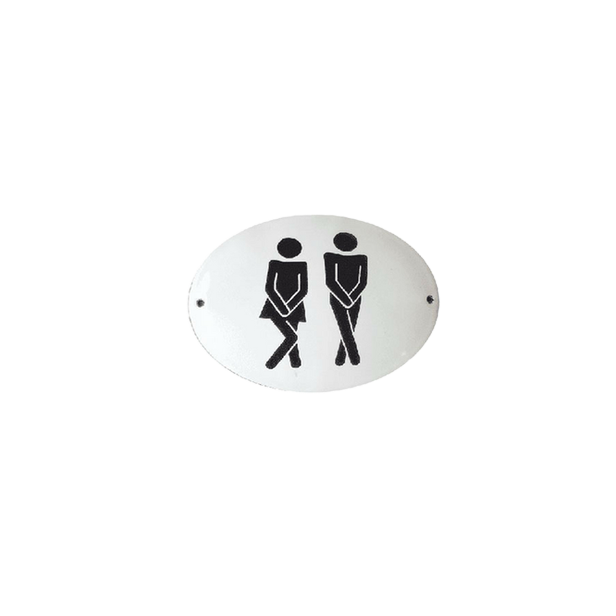 Smaltovaná cedule - Ona a on